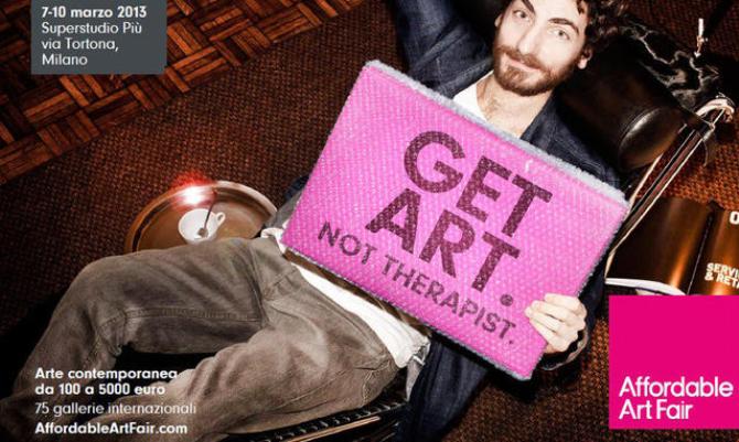 Affordable Art Fair Milano 2013: “chi si siede per terra non&nbsp;cade”…
